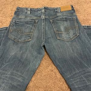 Mens Silver Jeans